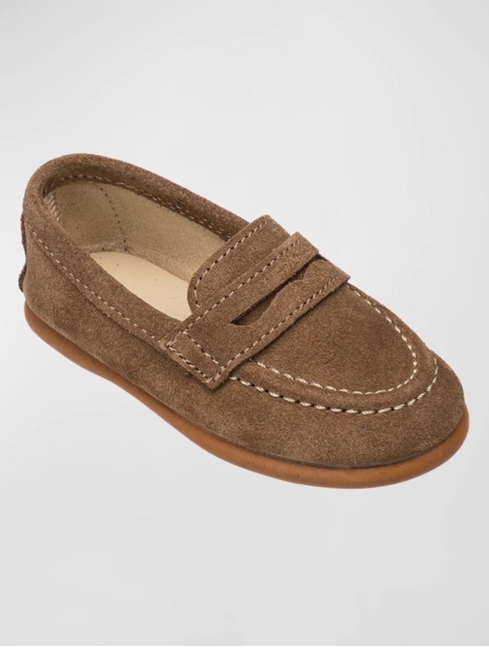 NEW Elephantito Boys Suade Loafer Size 25